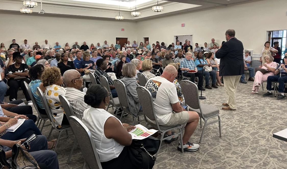 Packed Dougherty County property assessment town hall